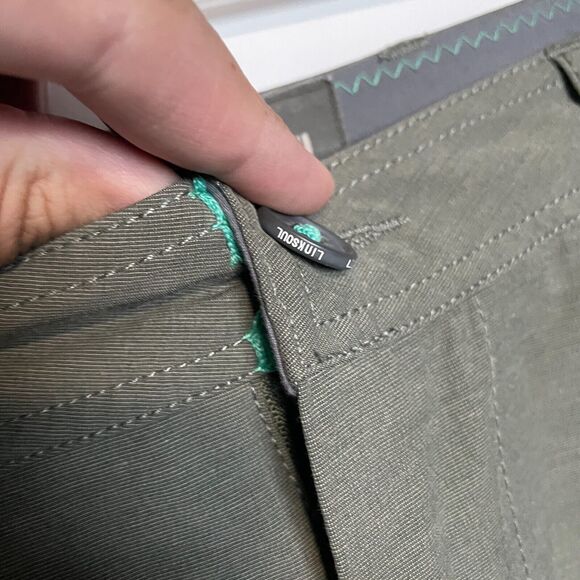 Linksoul Pants Mens 36 Green Golf Performance Stretch Chino Boardwalker 36x33 - Picture 4 of 11